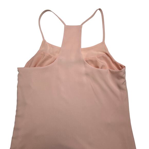 Cynthia Steffe Pastel Pink Dress Racer Back Side Zipper Size 4 - Picture 9 of 16